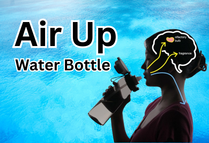 An illustration of air up water bottle