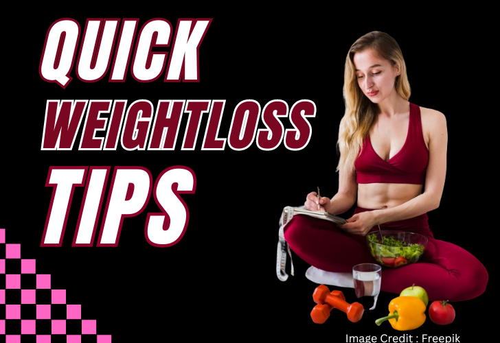 an illustration of quick weightloss tips