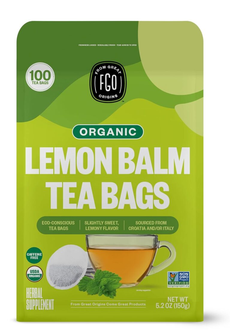 lemon balm for health, lemon balm tea
