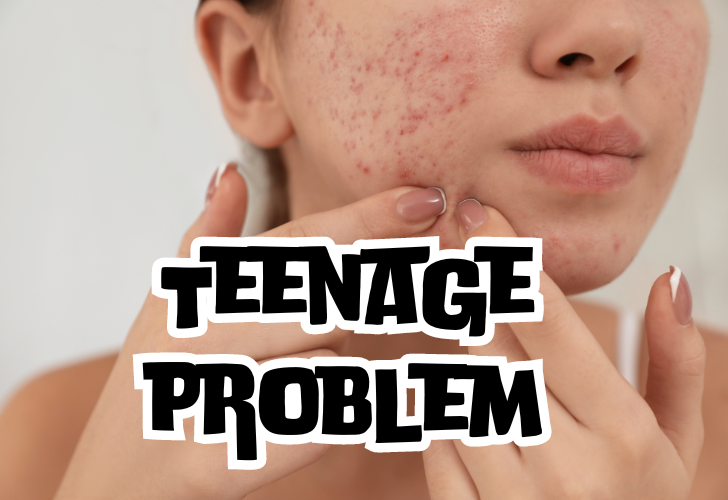 acne treatment for teens displaying a teen suffering from acne
